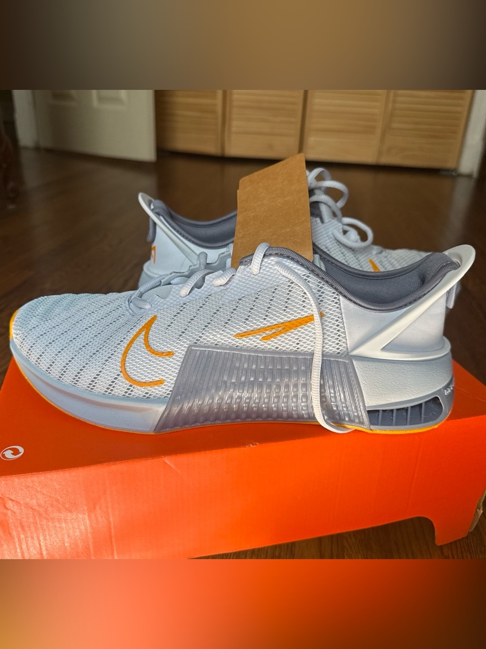Nike Metcon 9 EasyOn Football Grey Sundial Men's Size 11